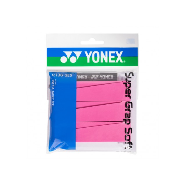 Yonex AC 136 Super Grap Soft 3Pack Pink